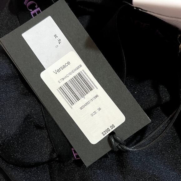 Versace Jeans Couture Sumatra Logo Waistband Leggings Sz 36/ US 0 - Picture 3 of 5